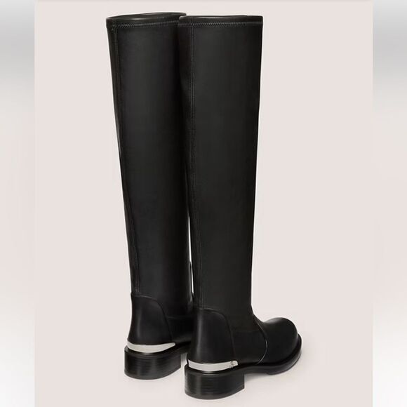 Stuart Weitzman Women's Mercer Bold Sw Logo Slouch Boots Fashion size 8 $ 895.00 - Picture 4 of 6